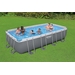 Bestway Power Steel Rectangular zwembad - 549 x 274 x 122 cm - met filterpomp en accessoires sfeer