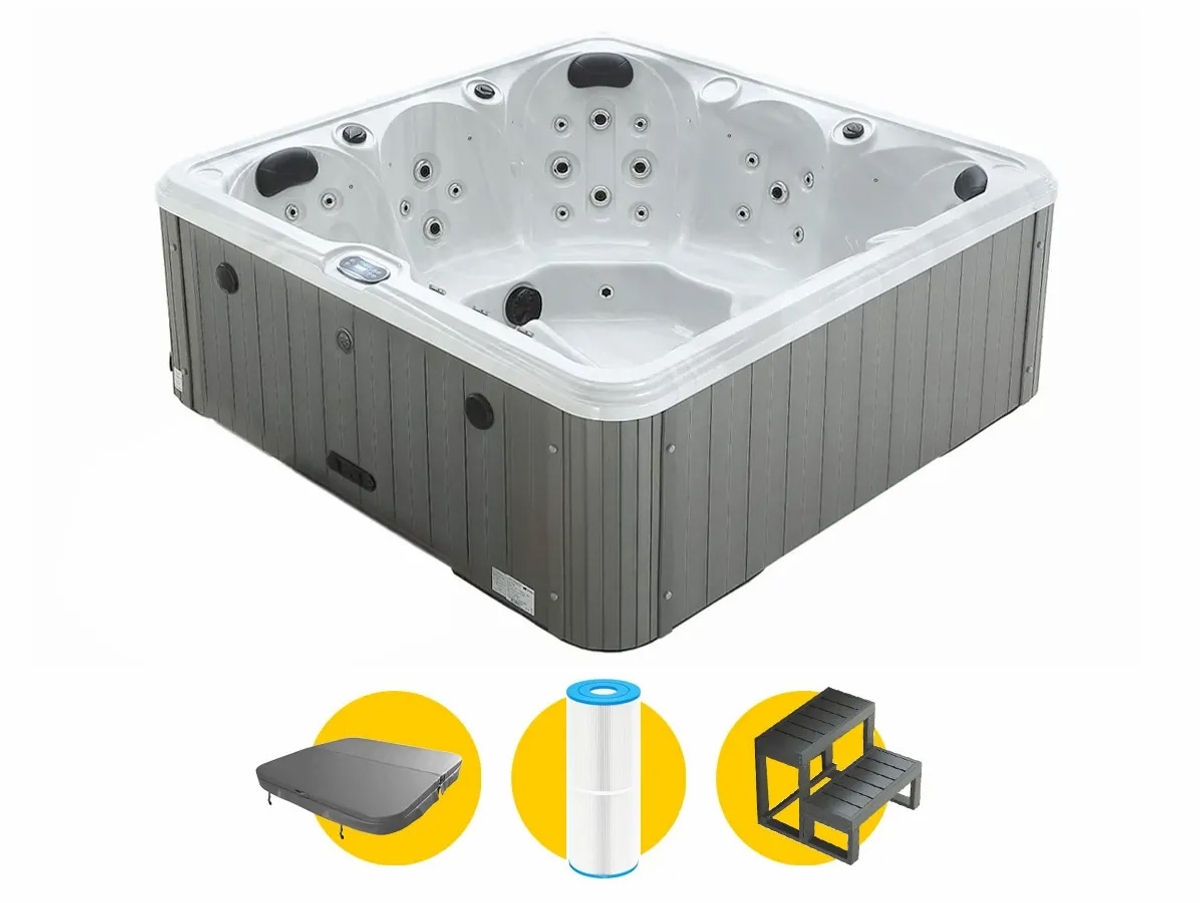 W'eau Delta spa - 5 persoons
