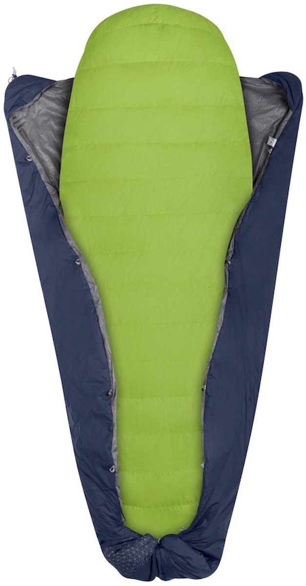 Sea to Summit Glow Quilt Regular slaapzak - Donkergrijs