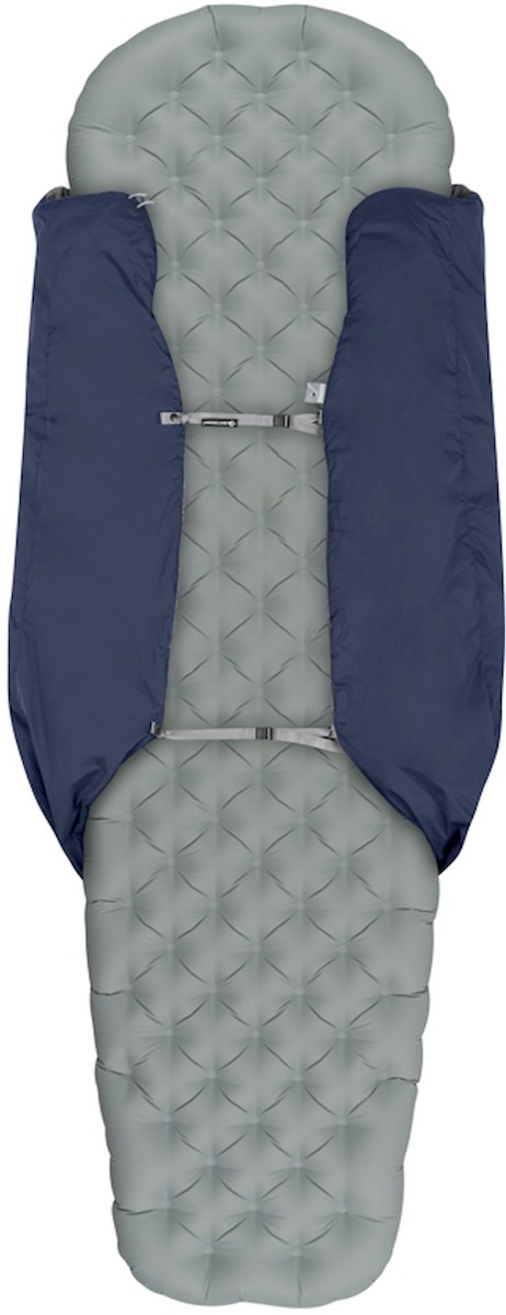 Sea to Summit Glow Quilt Regular slaapzak - Donkergrijs