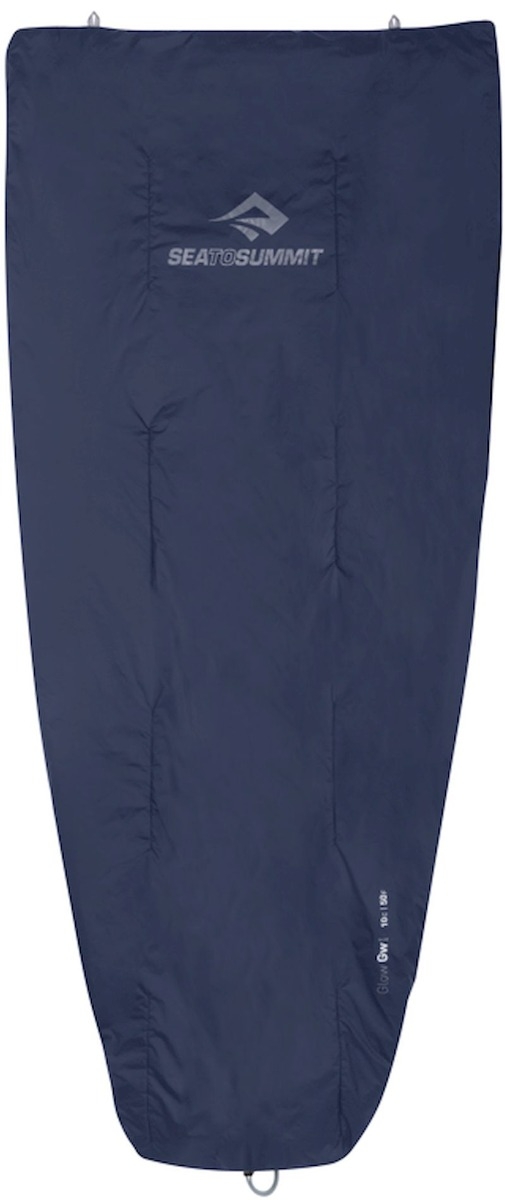 Sea to Summit Glow Quilt Large dekbed - Donkergrijs