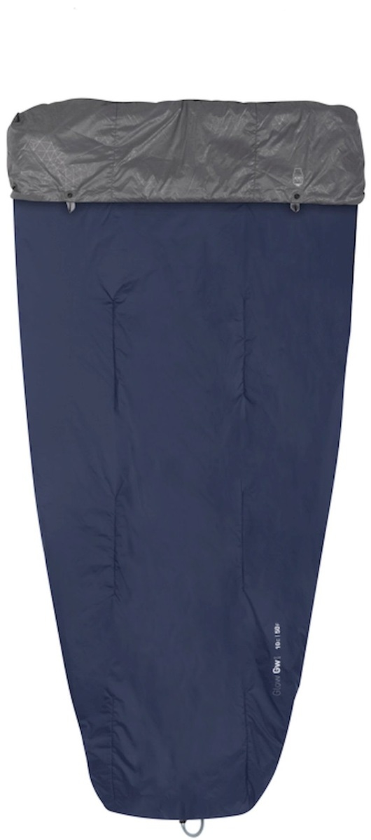 Sea to Summit Glow Quilt Large dekbed - Donkergrijs