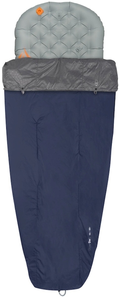 Sea to Summit Glow Quilt Large dekbed - Donkergrijs