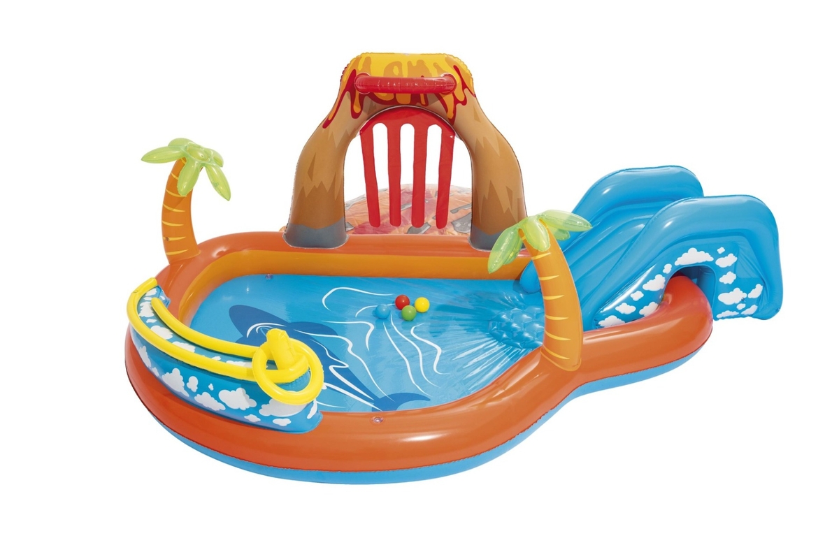 Bestway Lava Lagoon Play Center kinderzwembad - 265 x 265 x 104 cm