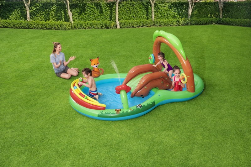 Bestway Friendly Woods Play Center kinderzwembad - 295 x 199 x 130 cm