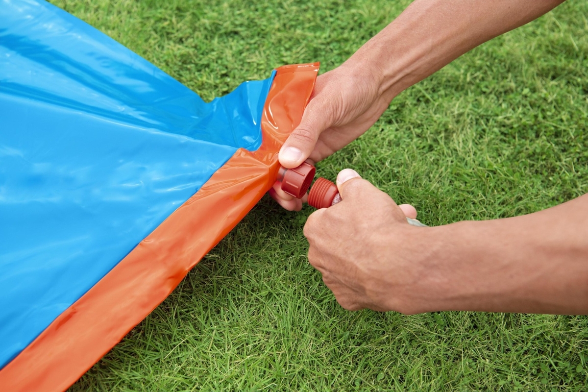 Bestway H2OGO! buikschuifbaan driedubbel- 488 cm