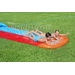 Bestway H2OGO! Tsunami Splash Ramp buikschuifbaan dubbel - 488 cm
