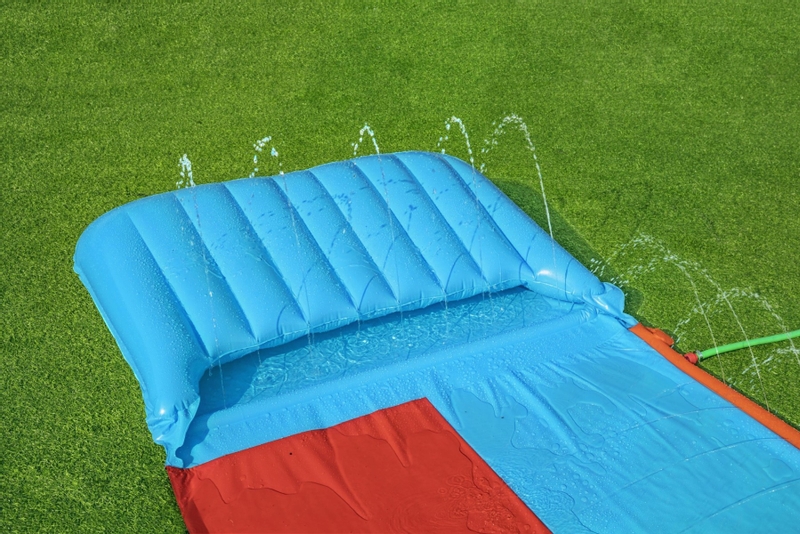 Bestway H2OGO! Tsunami Splash Ramp buikschuifbaan dubbel - 488 cm