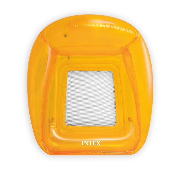 Intex Doorzichtig opblaasbaar loungebed - Oranje
