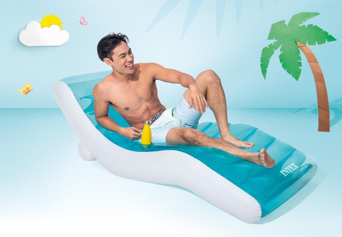 Intex Splash opblaasbaar loungebed