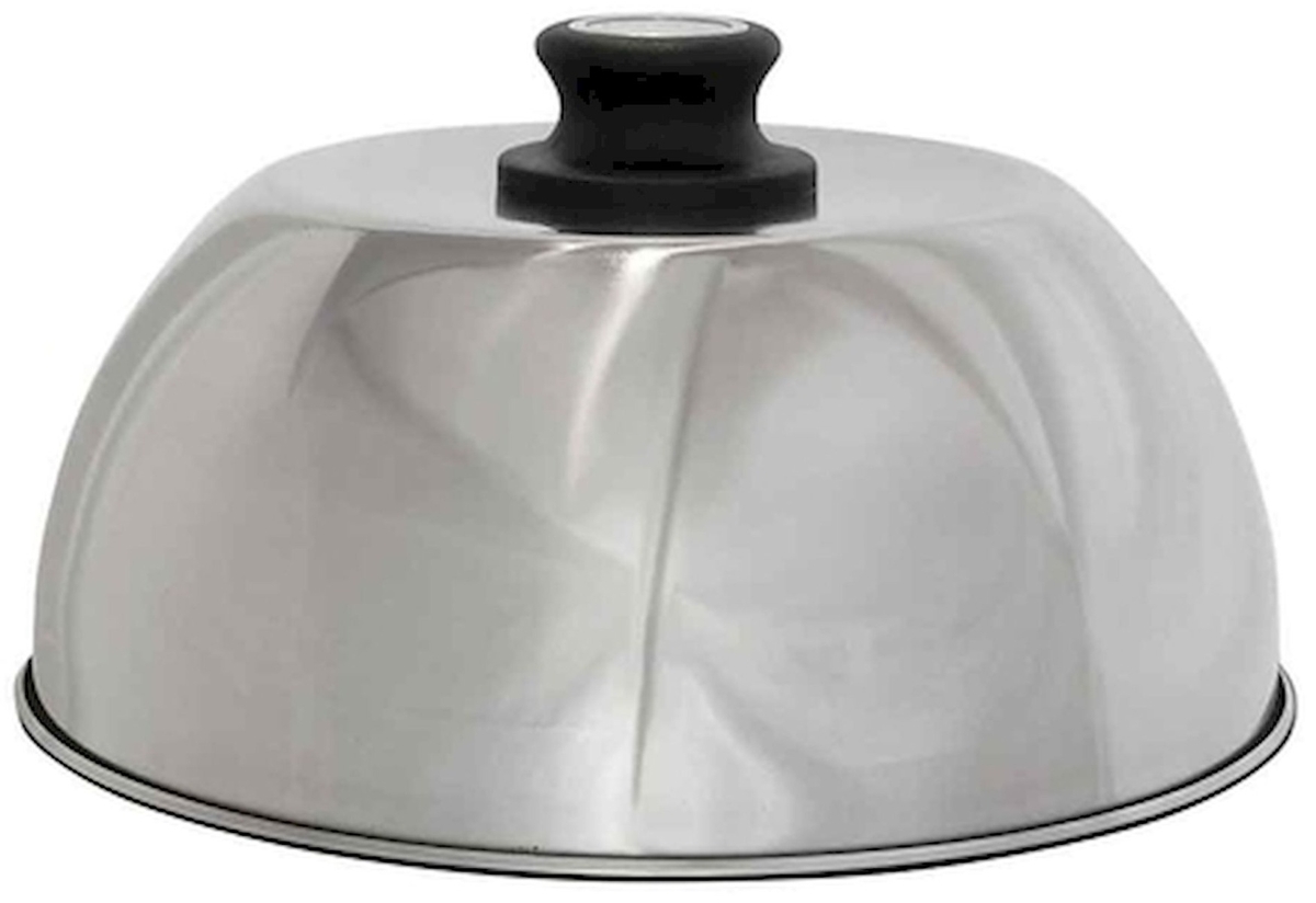 LotusGrill RVS deksel voor Mini - Ø280mm - Met geïntegreerde thermometer