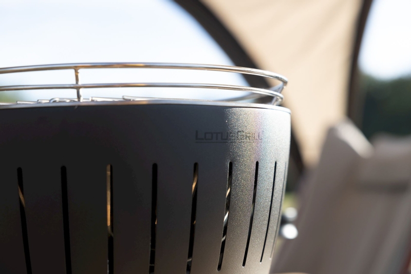 LotusGrill RVS deksel voor Mini - Ø280mm - Met geïntegreerde thermometer