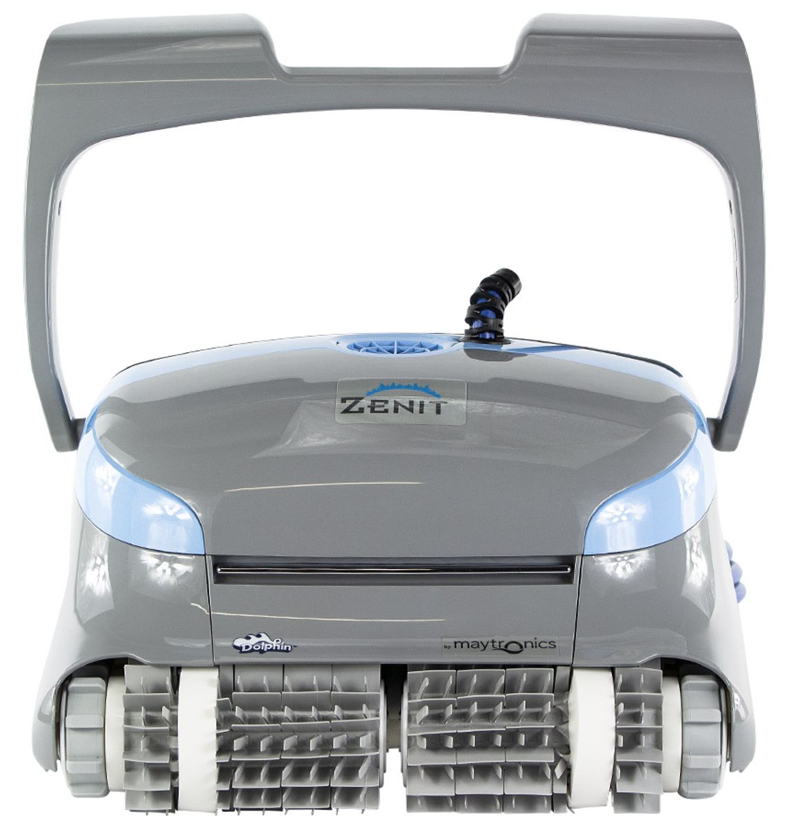 Dolphin Zenit 30 Pro zwembadrobot vooraanzicht.