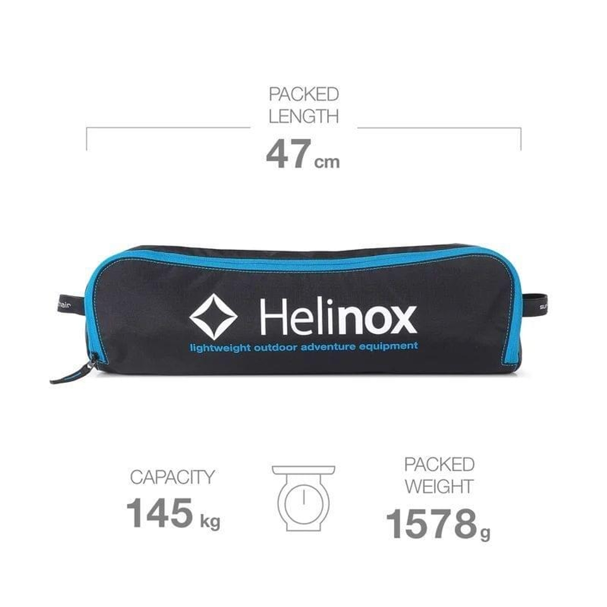 Helinox Sunset Chair campingstoel - Groen verpakking