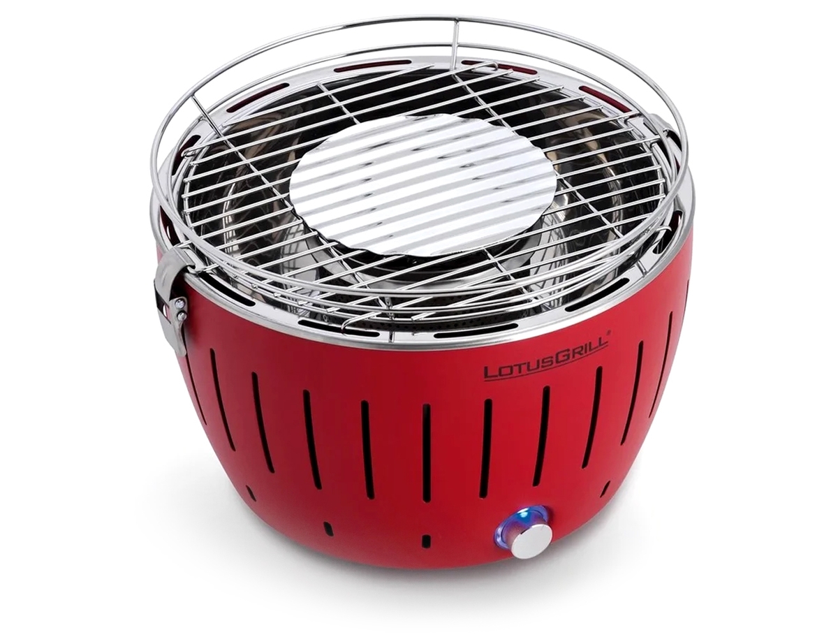 LotusGrill Mini houtskoolbarbecue - Rood
