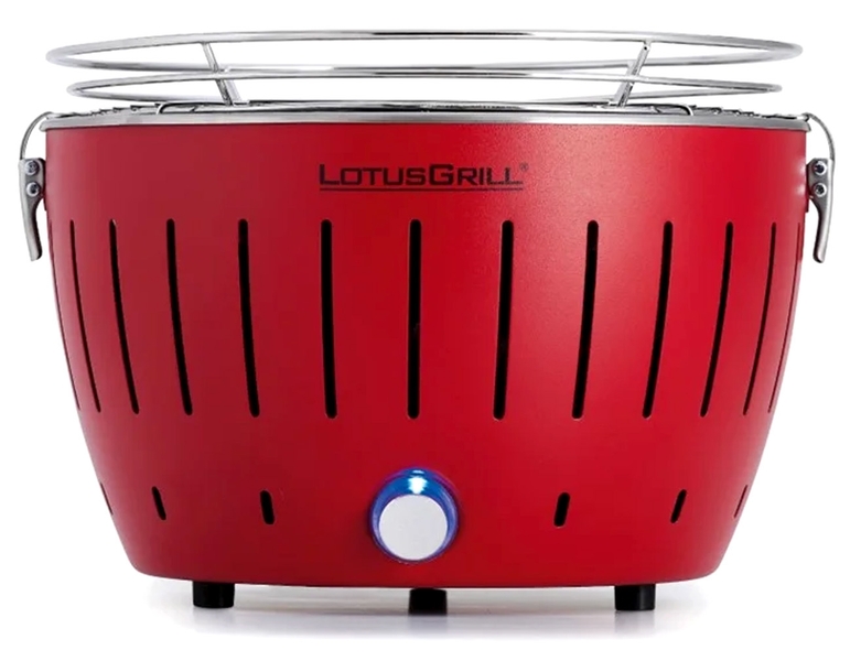 LotusGrill Mini houtskoolbarbecue - Rood
