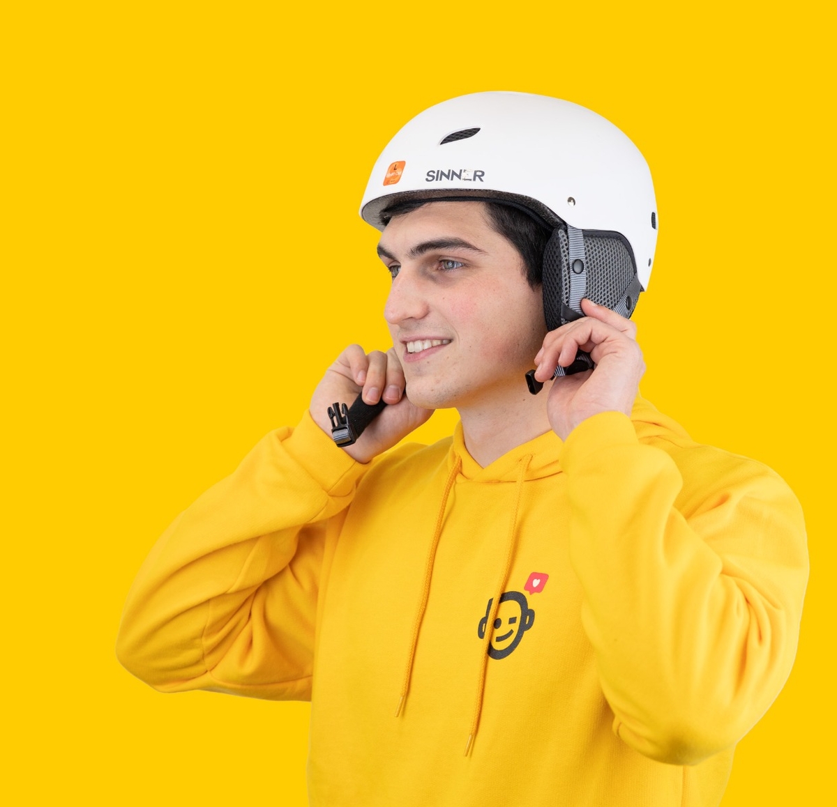 Sinner Combi-Pack (Bingham & Toxic) - Wit - Oranje lens
