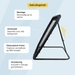 BLITS Rebounder verstellbar - 124 x 124 cm