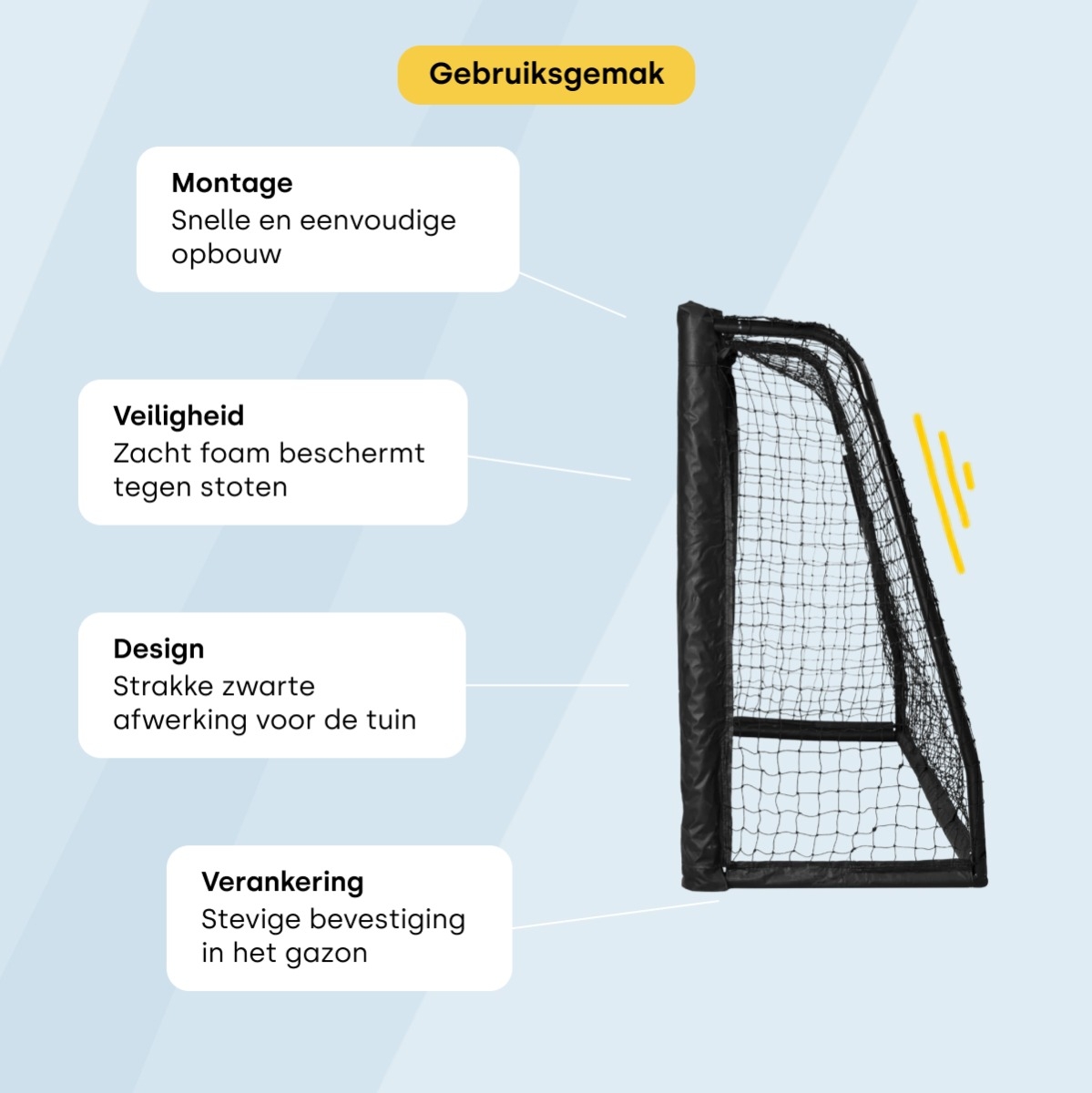 BLITS Street voetbaldoel - 180 x 120 cm