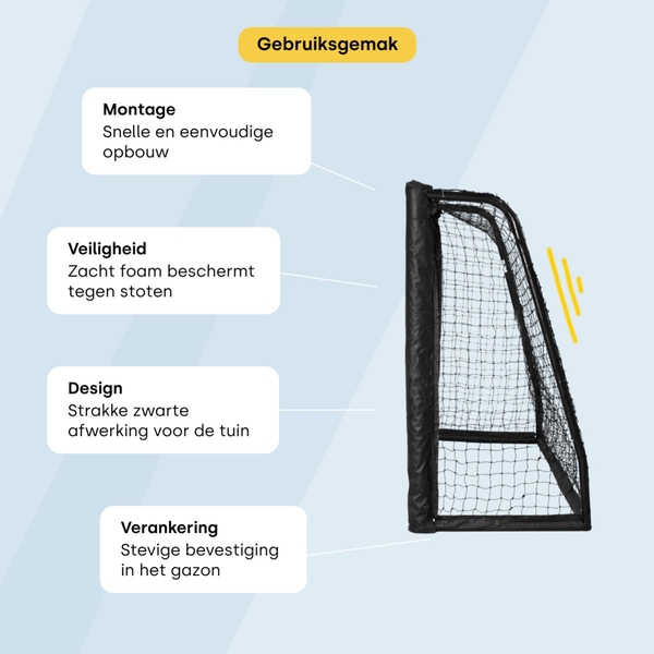 BLITS Street voetbaldoel - 180 x 120 cm