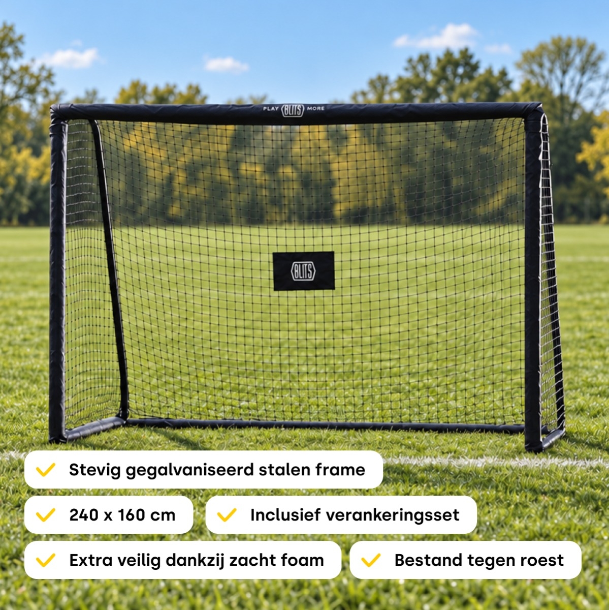 BLITS Street voetbaldoel - 240 x 160 cm