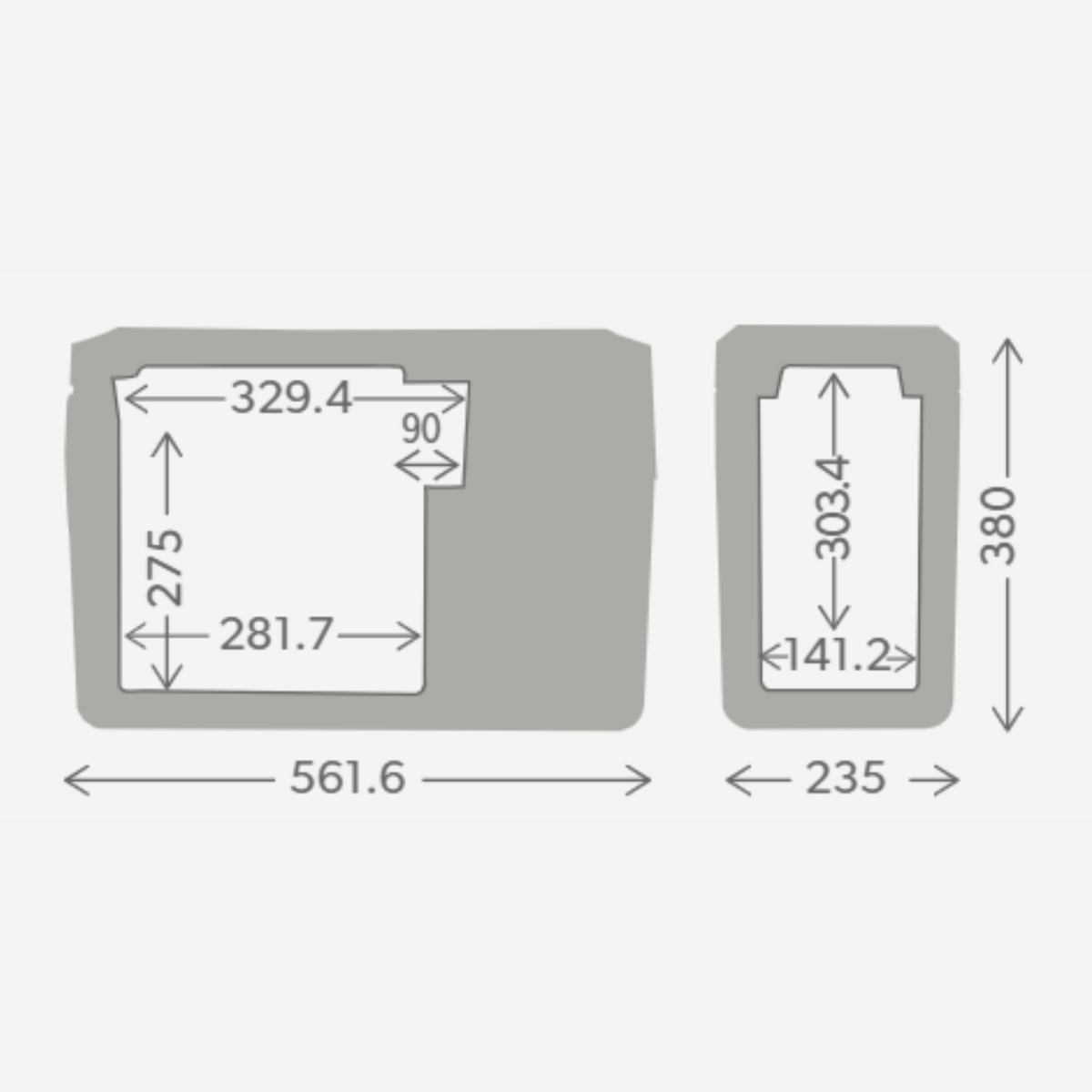 Dometic CFF 12 compressor koelbox - vergrendel