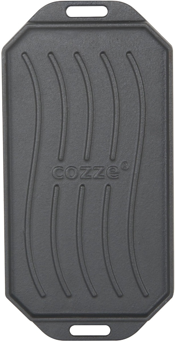 Cozze gietijzeren pan met serveerplank - 16,5 cm - grillplaat