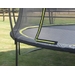 EXIT Silhouette 244 cm zwart trampoline + veiligheidsnet rits