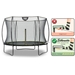 EXIT Silhouette 244 cm zwart trampoline + veiligheidsnet Foot Protection System