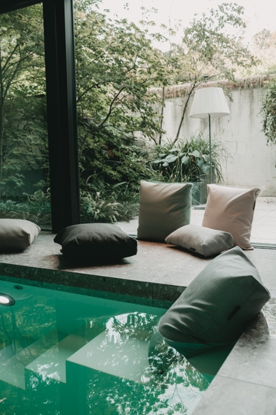 Badesofa onderwaterbadkussen - Parelmoer - XS