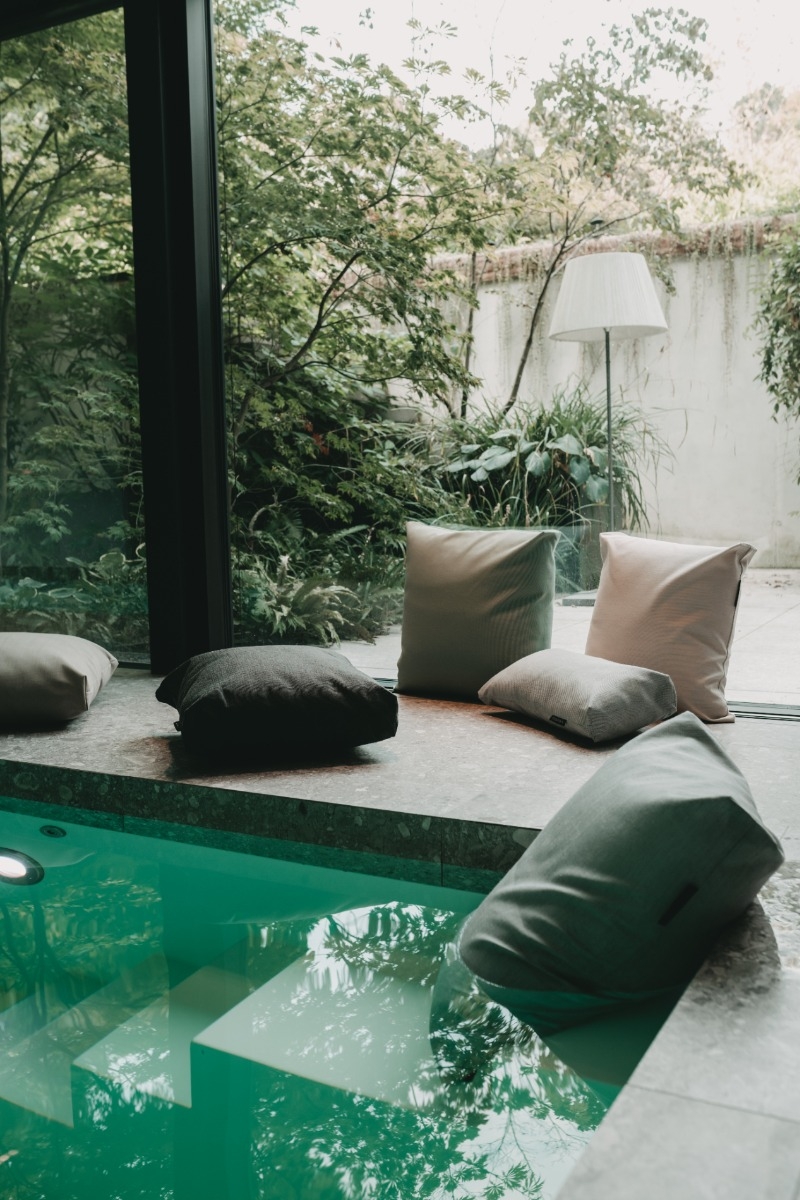 Badesofa onderwaterbadkussen - Antraciet - M