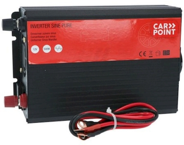 Carpoint Pure Sinus omvormer 12V naar 230V - 500W