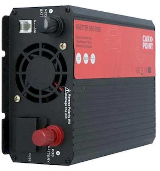 Carpoint Pure Sinus omvormer 12V naar 230V - 500W