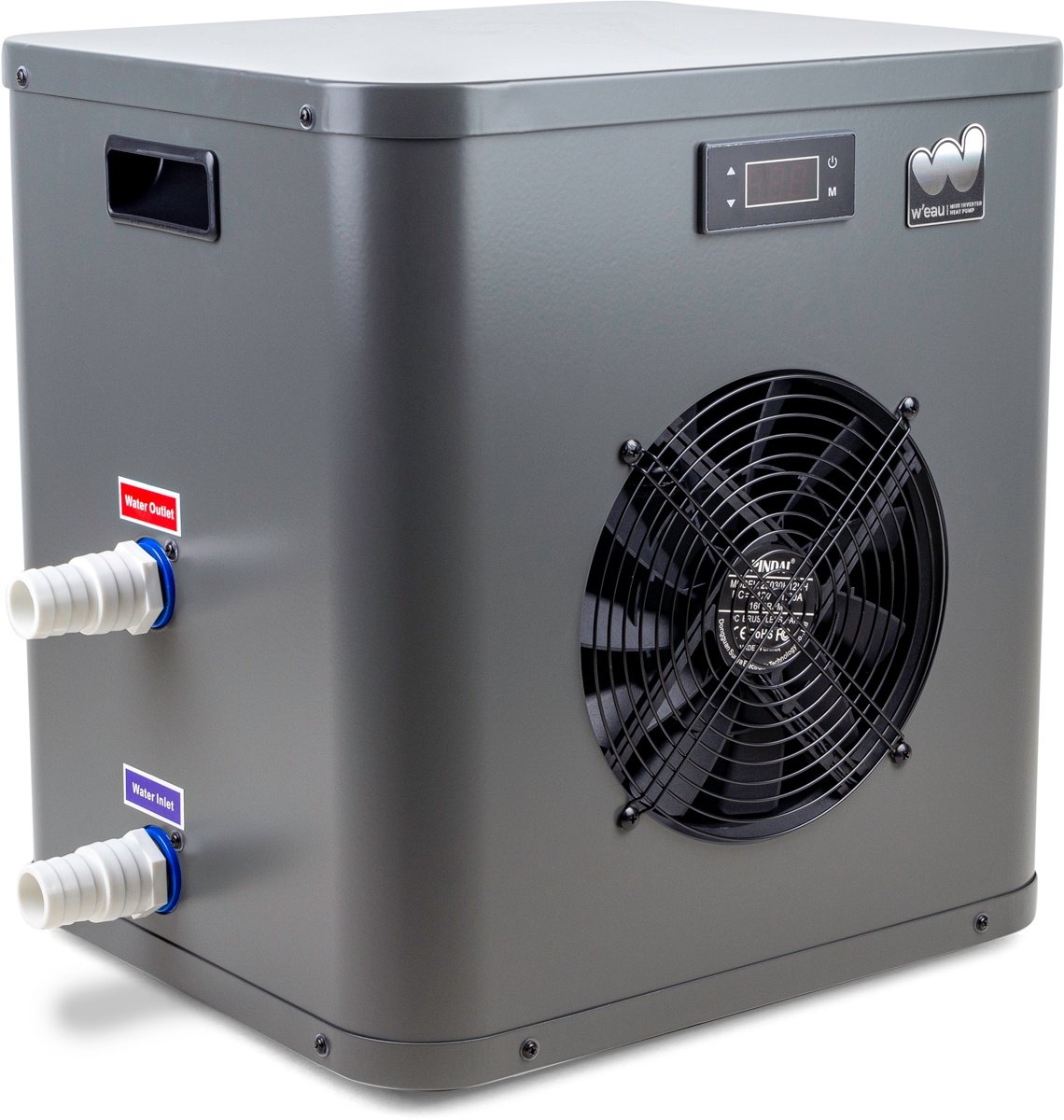 W’eau Mini Inverter 4kW warmtepomp - koppelingen