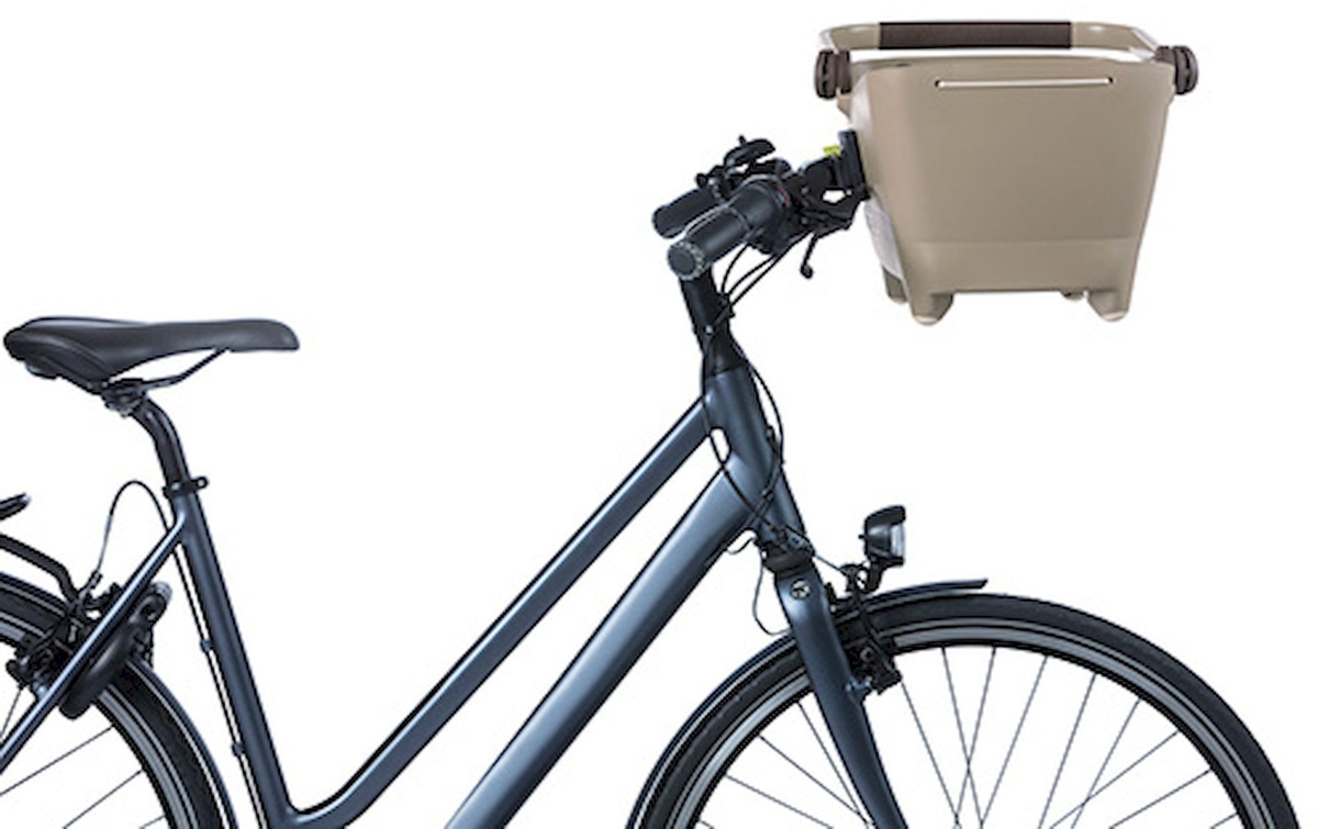 Basil Buddy hondenfietsmand - Voorop - Zand