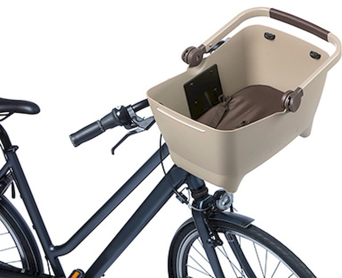 Basil Buddy hondenfietsmand - Voorop - Zand