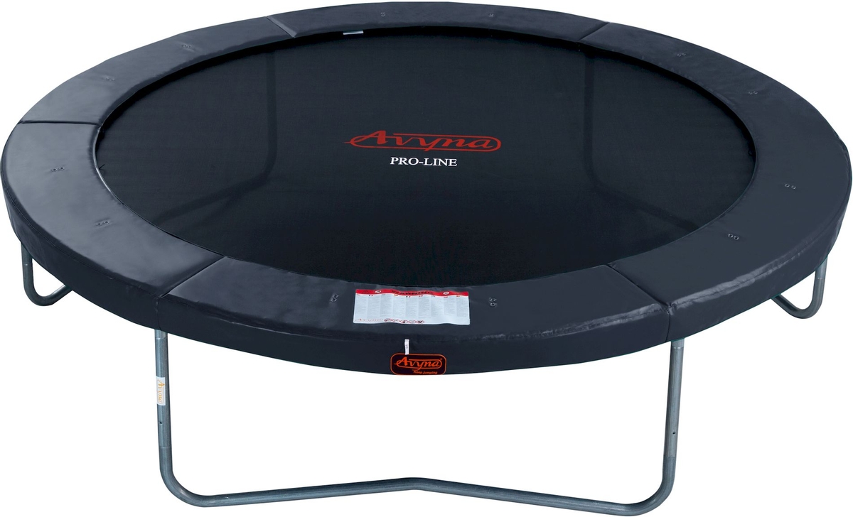 Avyna Pro-Line trampoline met net en ladder - Ø305 cm - Grijs