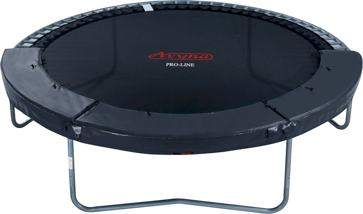 Avyna Pro-Line trampoline met net en ladder - Ø305 cm - Grijs