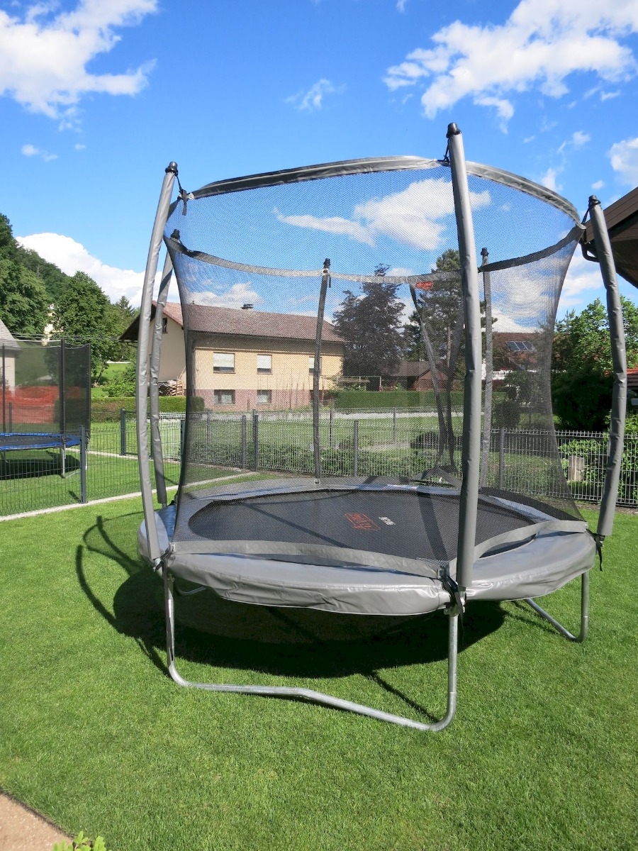 Avyna Pro-Line trampoline met net en ladder - Ø365 cm - Grijs