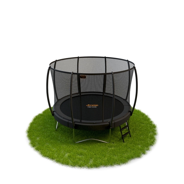 Avyna Pro-Line trampoline met net en ladder - Ø365 cm - Grijs