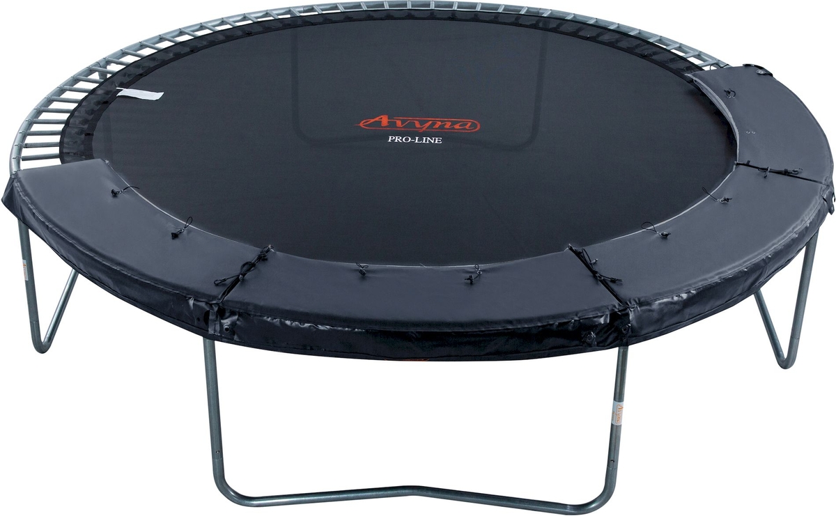 Avyna Pro-Line trampoline met net en ladder - Ø430 cm - Grijs