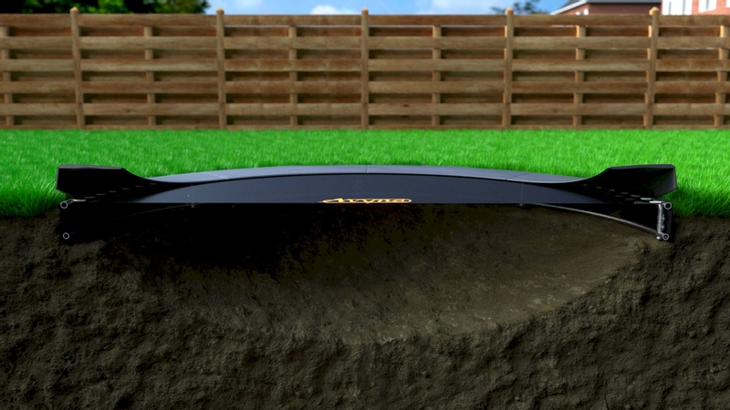 Avyna Pro-Line Flatground trampoline - Ø305 cm - Grijs