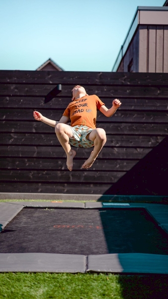 Avyna Pro-Line Flatground trampoline - 305 x 225 cm - Grijs