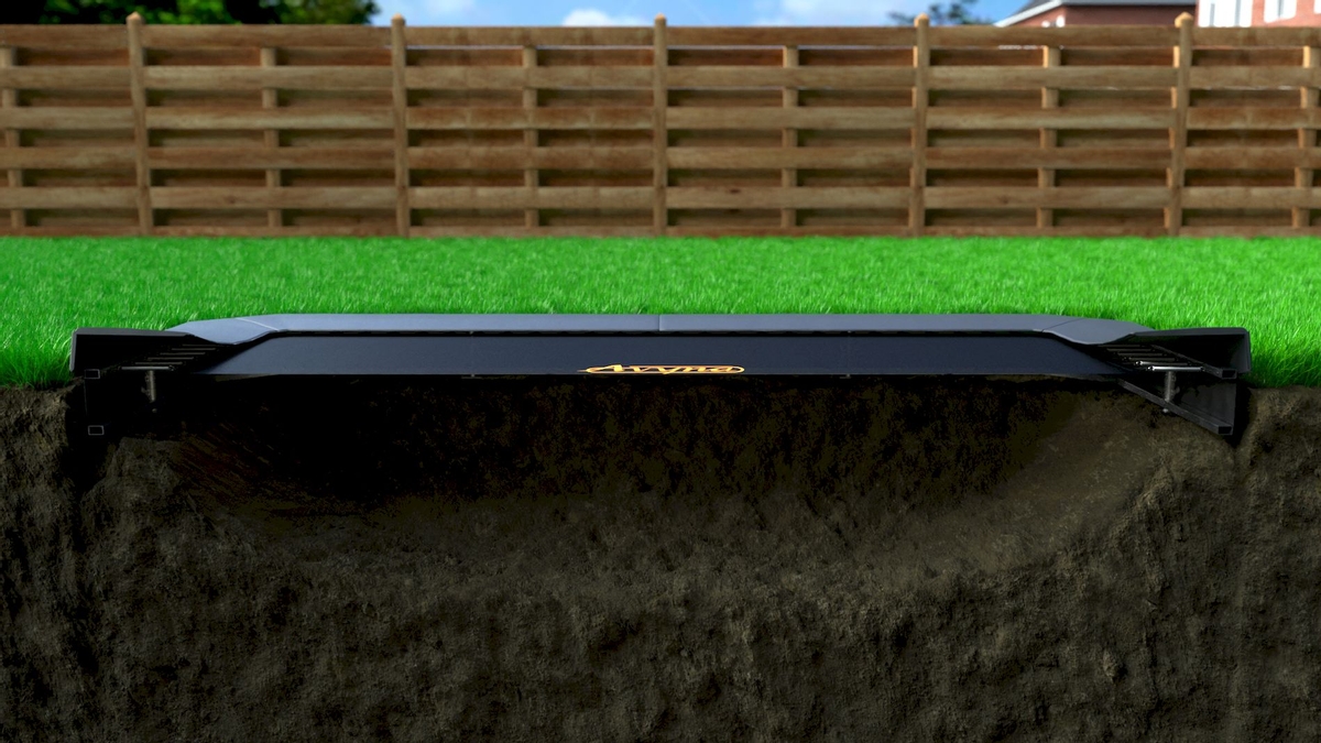 Avyna Pro-Line Flatground trampoline - 380 x 255 cm - Grijs