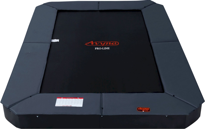 Avyna Pro-Line Flatground trampoline - 380 x 255 cm - Grijs