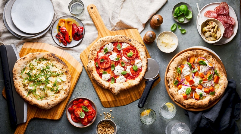 Ooni bamboe pizzaschep - 35 cm - bamboeset