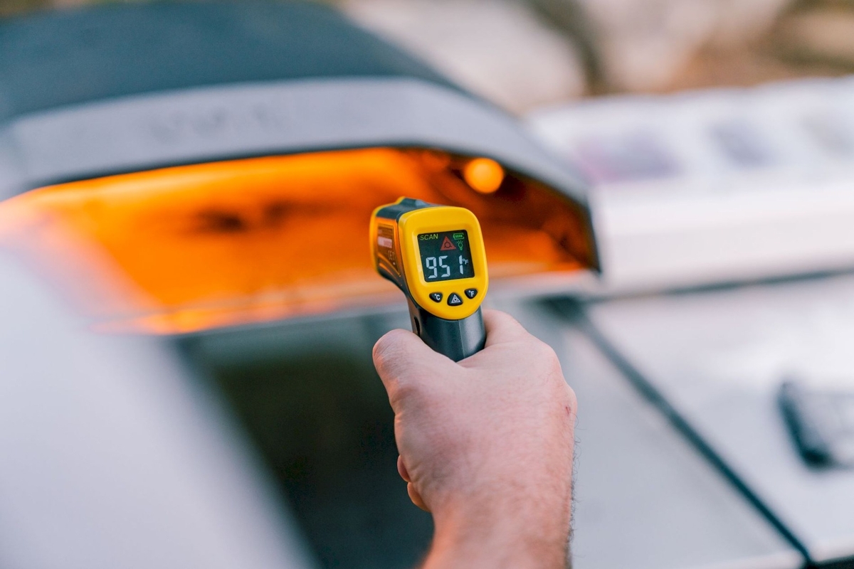 Ooni thermometer - meten