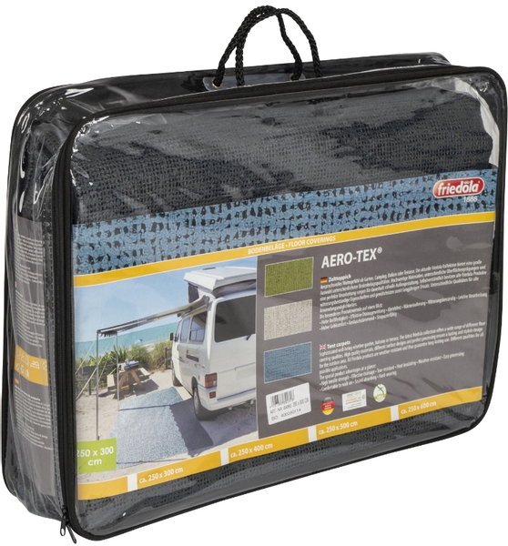 Bo-Camp Aerotex tenttapijt - Antraciet - 2,5 x 4 meter