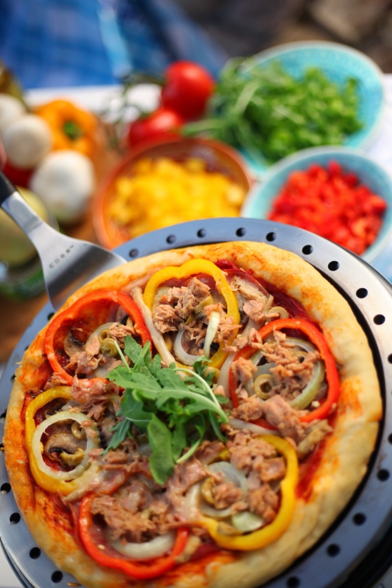 Cobb bakplaat met extra handvat