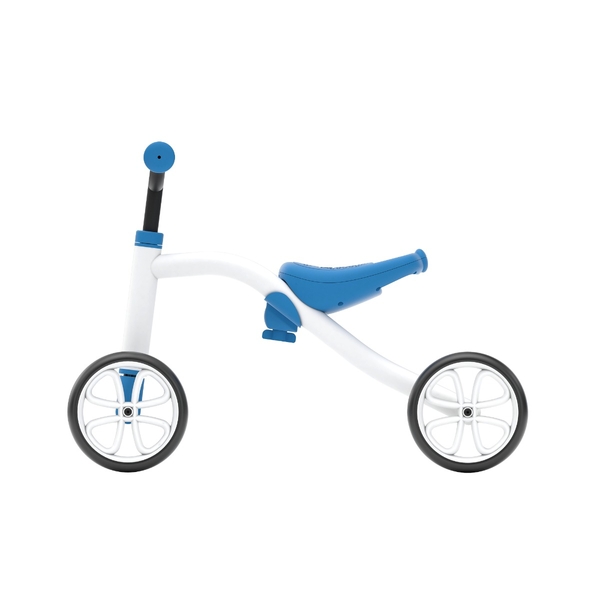 Chillafish Quadie loopfiets - Blauw - zijkant